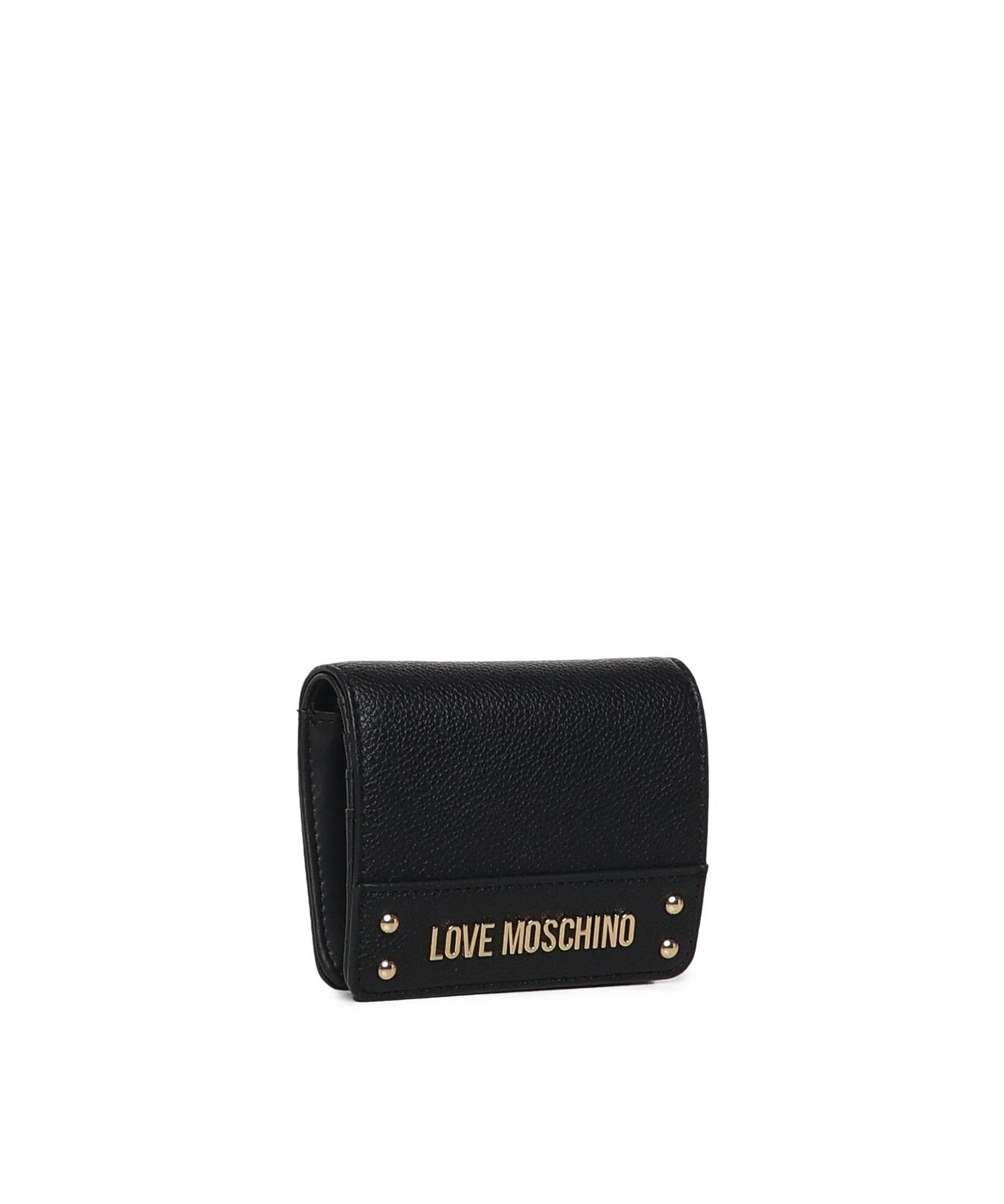 Portafoglio piccolo con logo JC5703PP1NLD0 000 LOVE MOSCHINO 