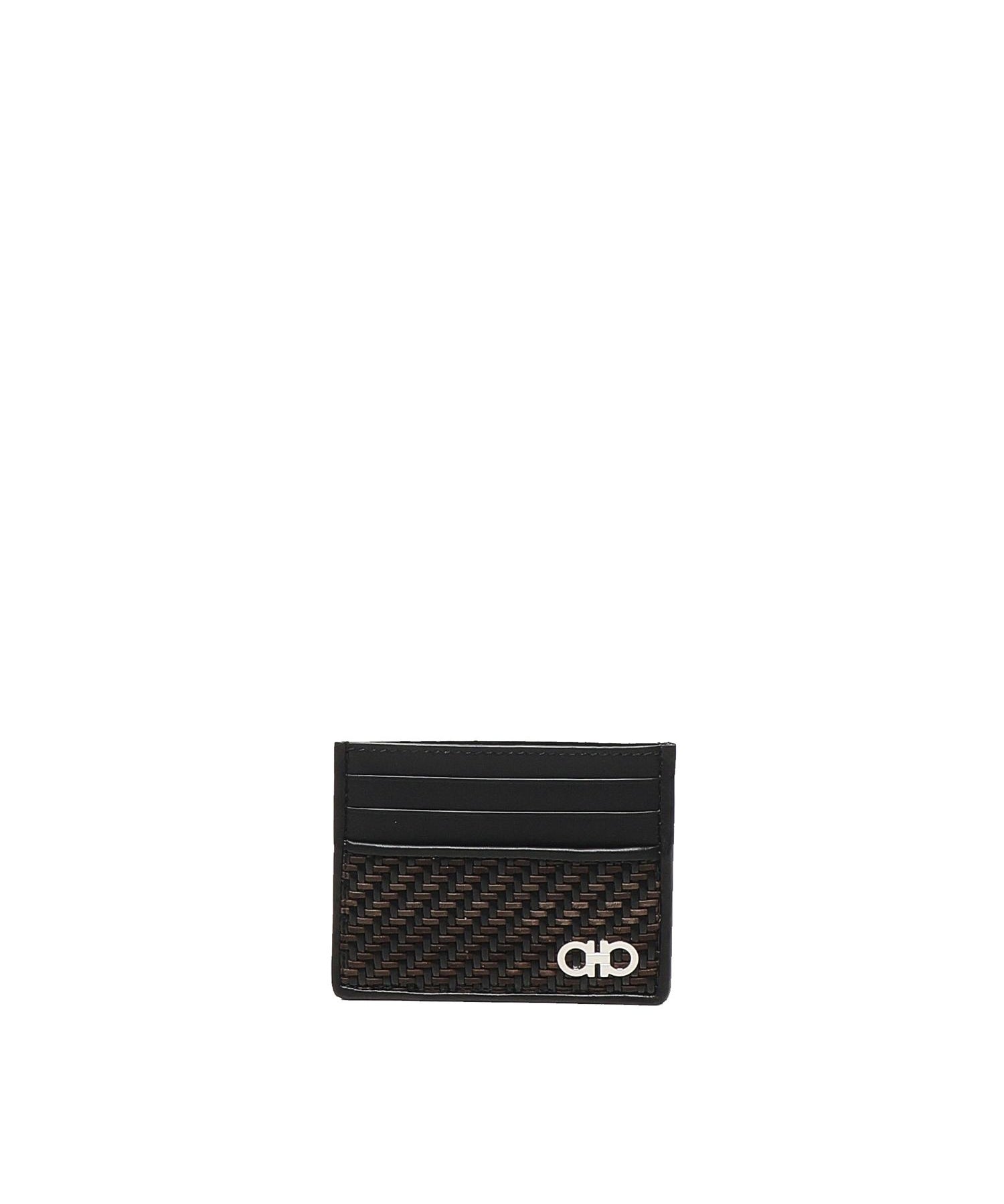 Porta carte con intreccio 661708 786404001 FERRAGAMO 
