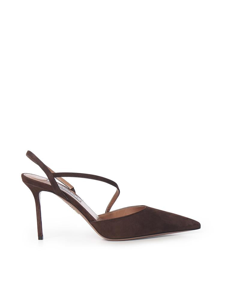 Pumps Dynasty in suede DYNMIDP0 SUEESP AQUAZZURA 