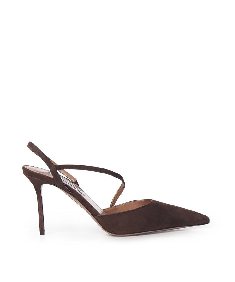 Pumps Dynasty in suede DYNMIDP0 SUEESP AQUAZZURA 