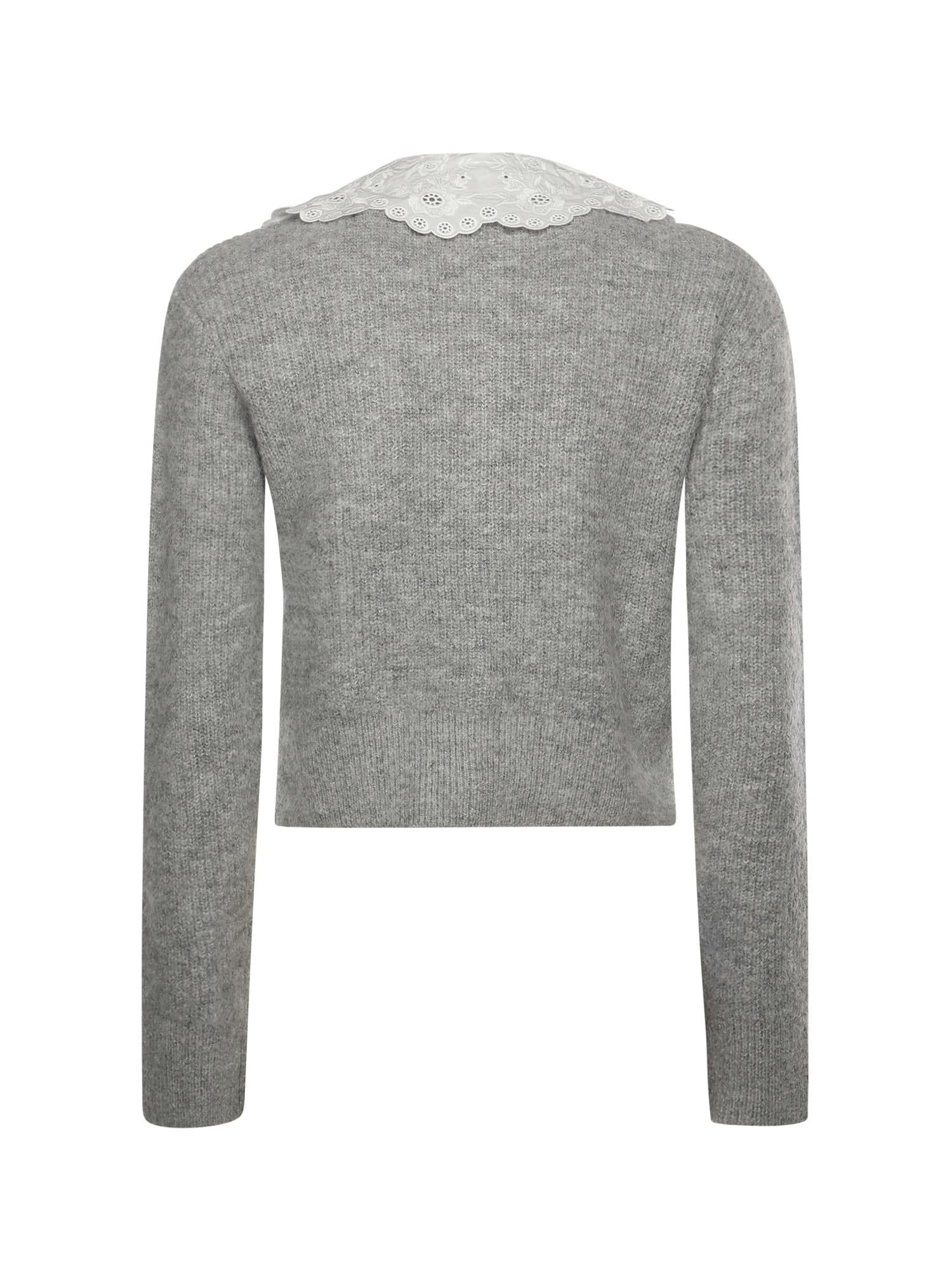 Cardigan con colletto in pizzo RS26123C GR SELF-PORTRAIT 