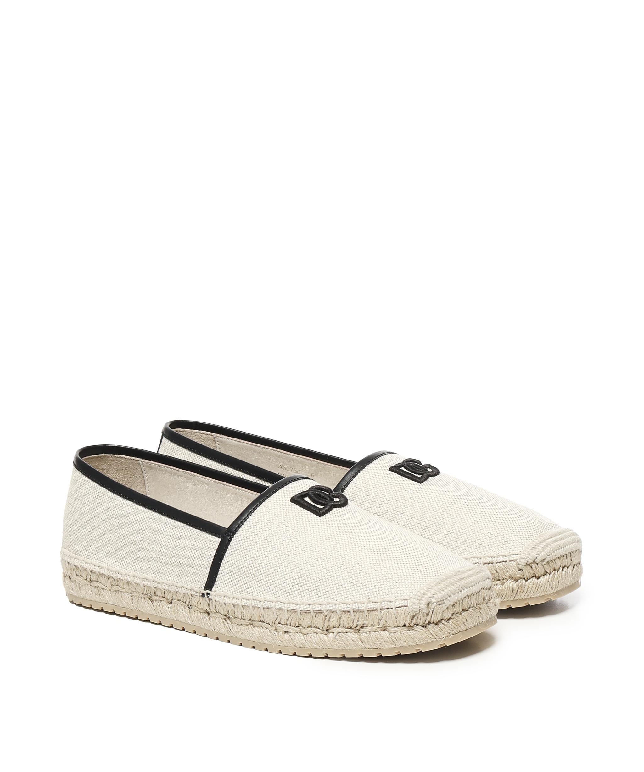 Espadrillas in tessuto e nappa A50730 A9Q938S469 DOLCE & GABBANA 