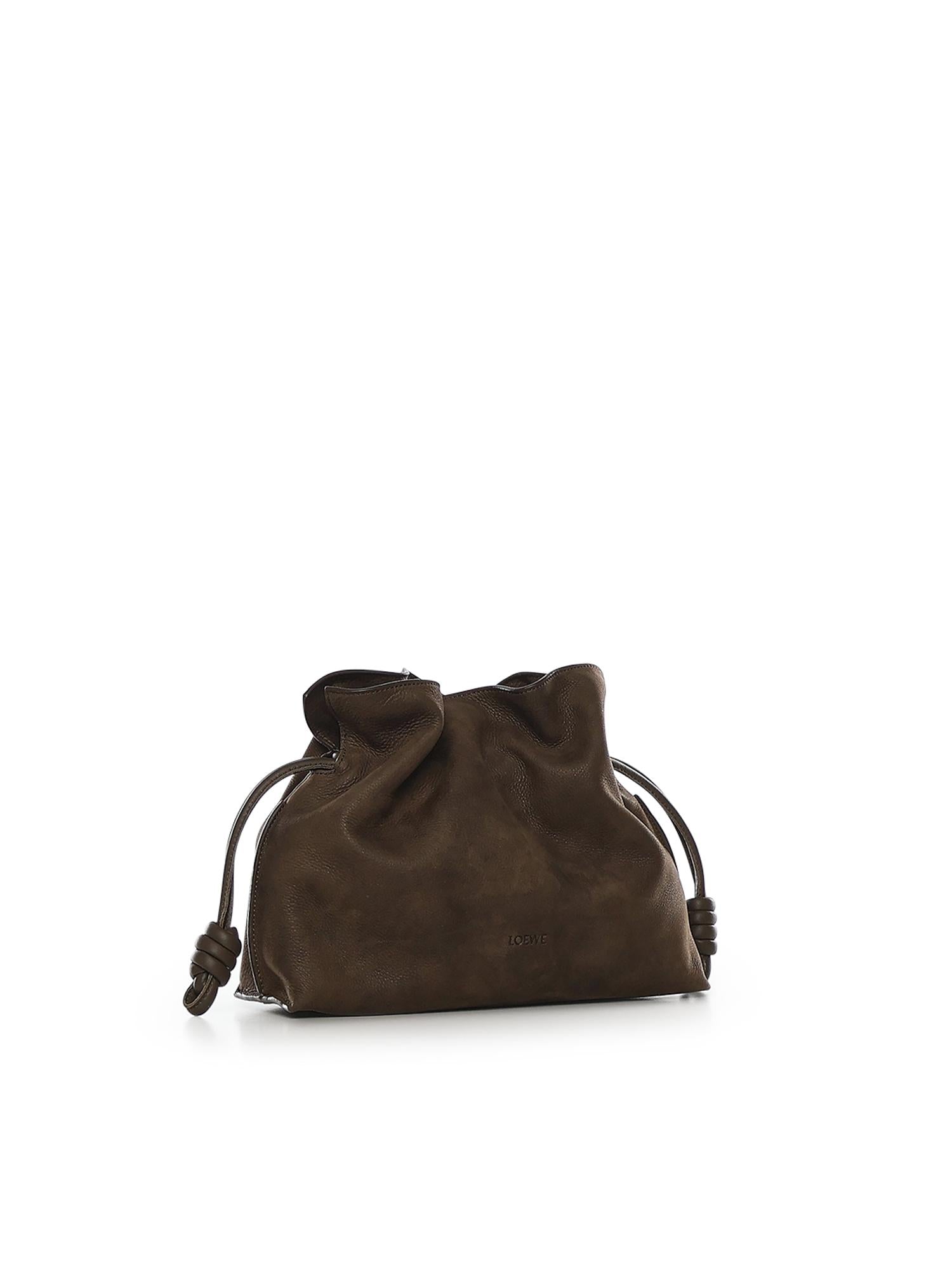 Pochette Flamenco media in nabuk A411FC1XDT 6423 LOEWE 