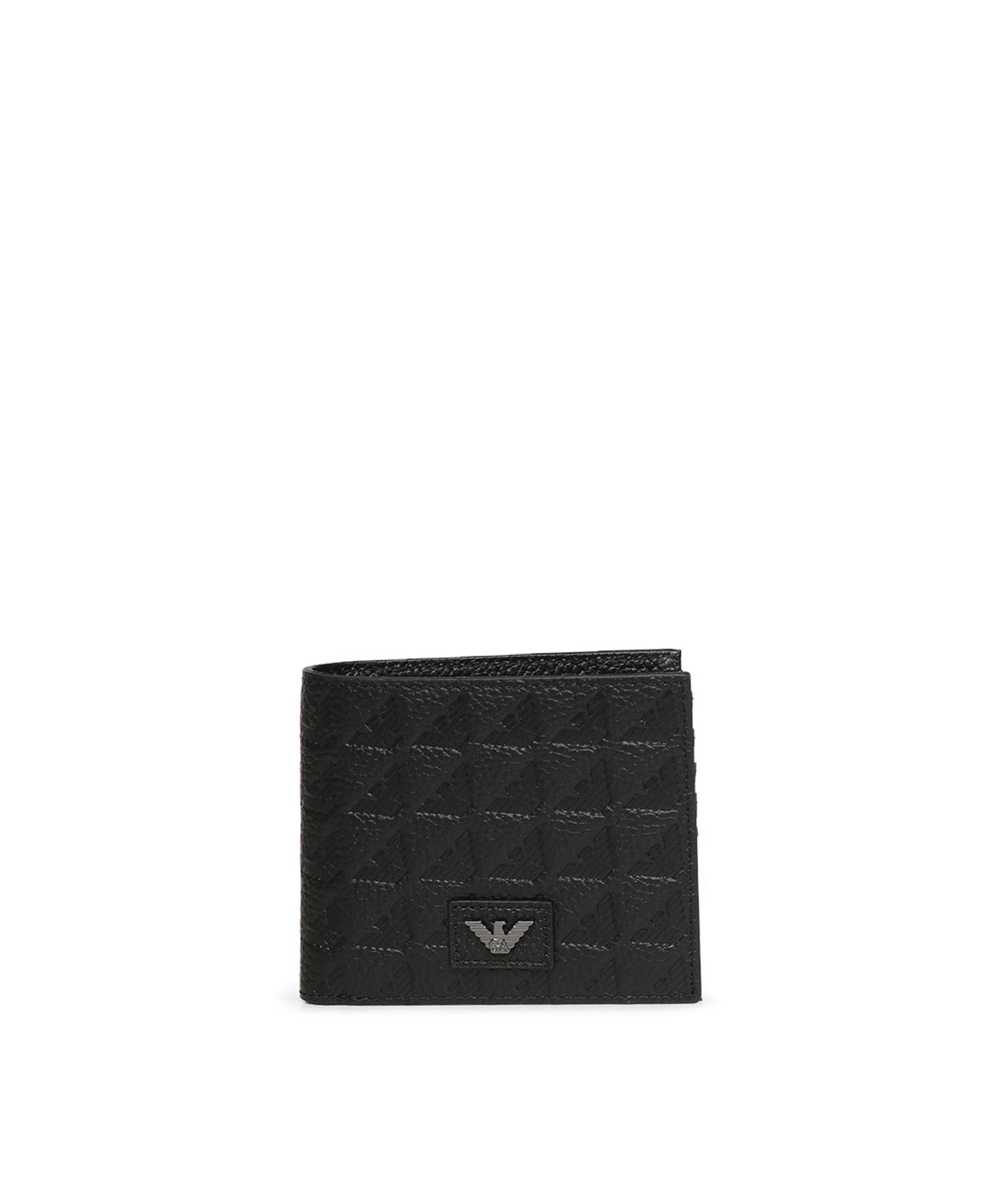 Portafoglio coin pocket in pelle embossed EM001741 AF14774UC001 EMPORIO ARMANI 