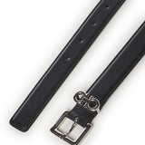 Cintura con doppio Gancini in pelle 230346 791904006 FERRAGAMO 