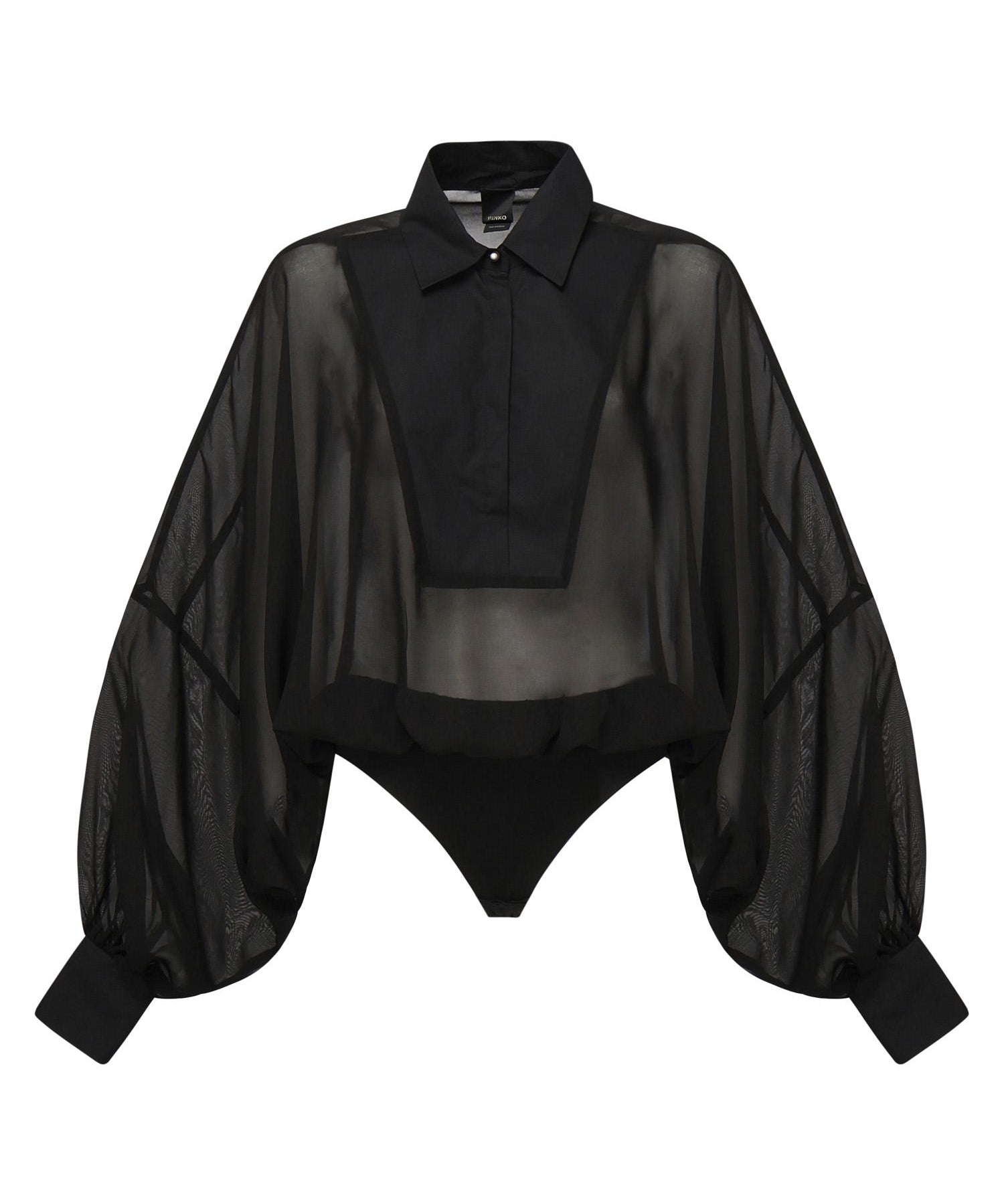 Body in chiffon e popeline 105571 A2VNZ99 PINKO 