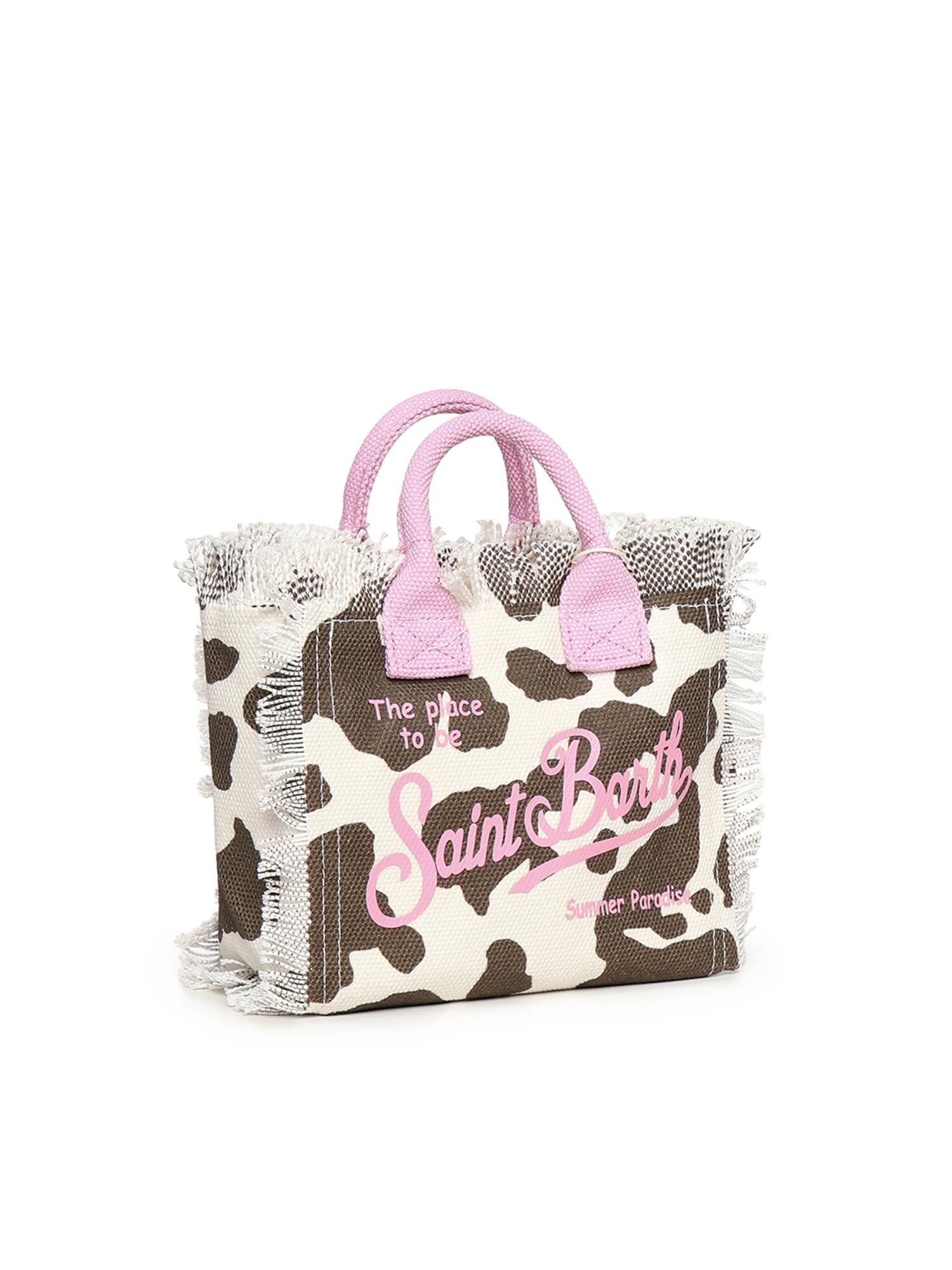 Borsa Vanity mini in canvas con stampa VAMI001 00327L MC2 SAINT BARTH 