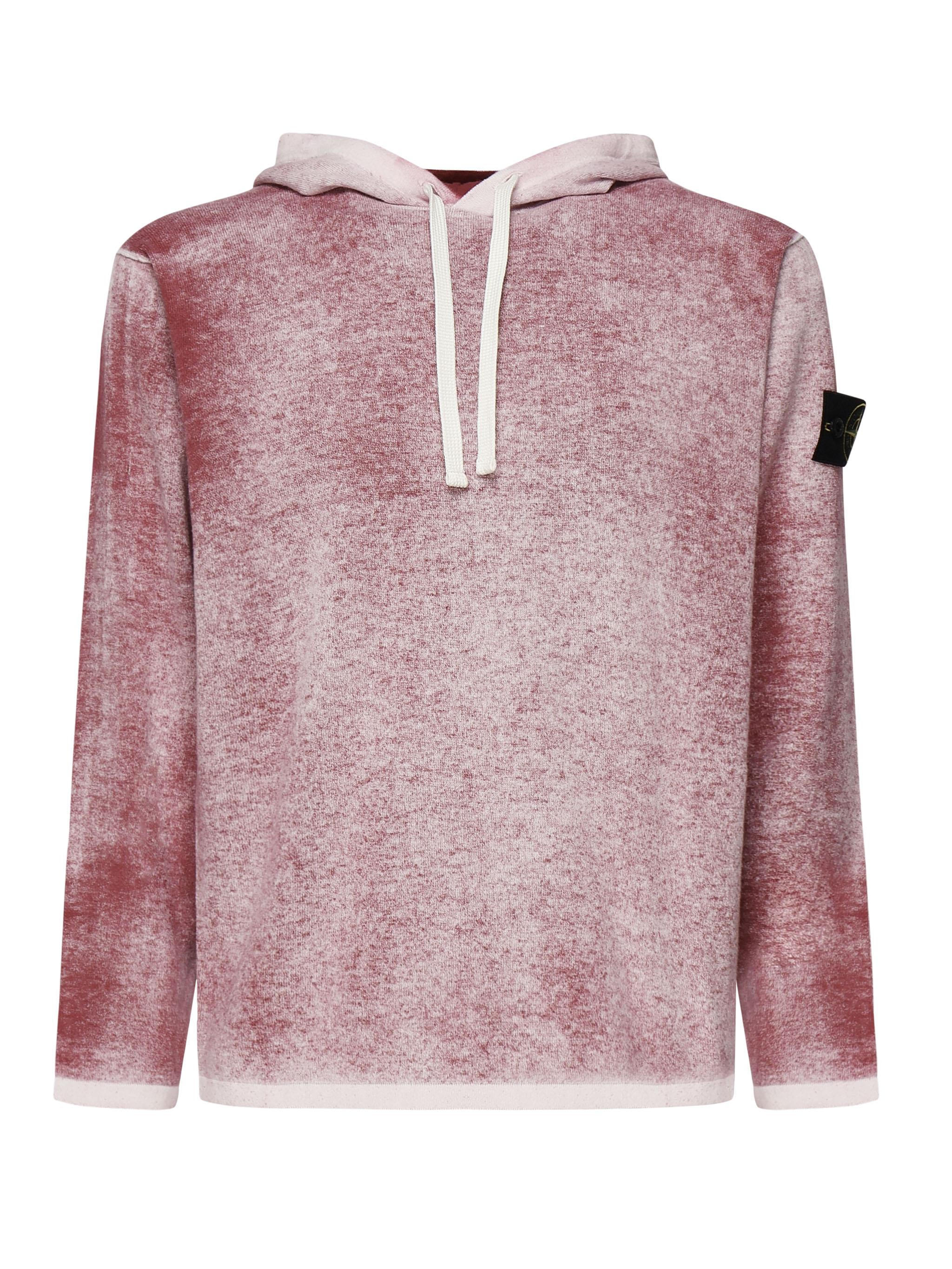 Felpa in cotone e interno aerografato K1S155100029 S00Z2V0016 STONE ISLAND 