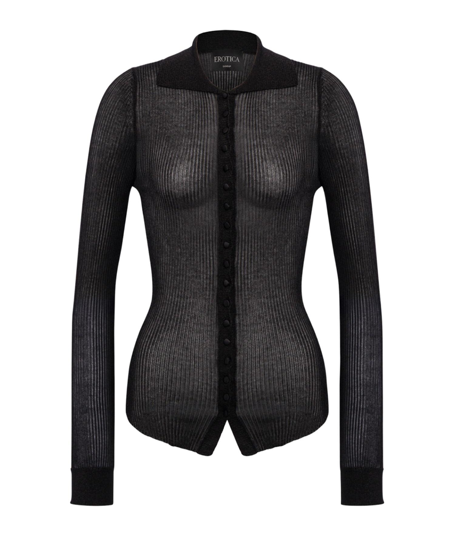Camicia in maglia lurex DC525 M01046D999 DONDUP 