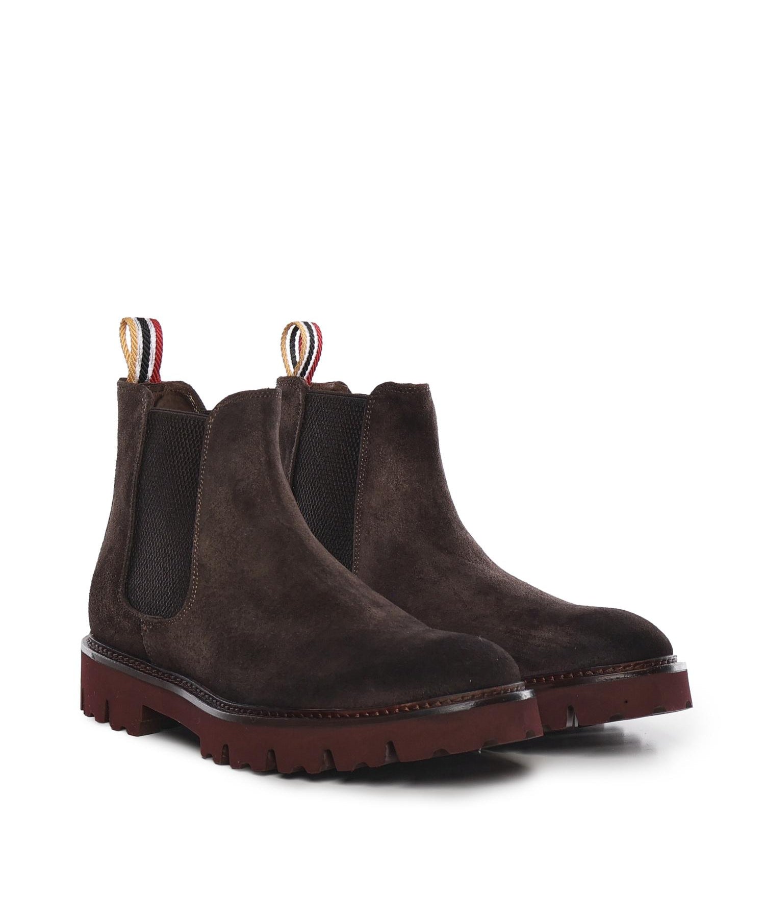 Chelsea Sergio in suede<BR/><BR/> SERGIO CAMOSCIOMORO GIULIANO GALIANO 