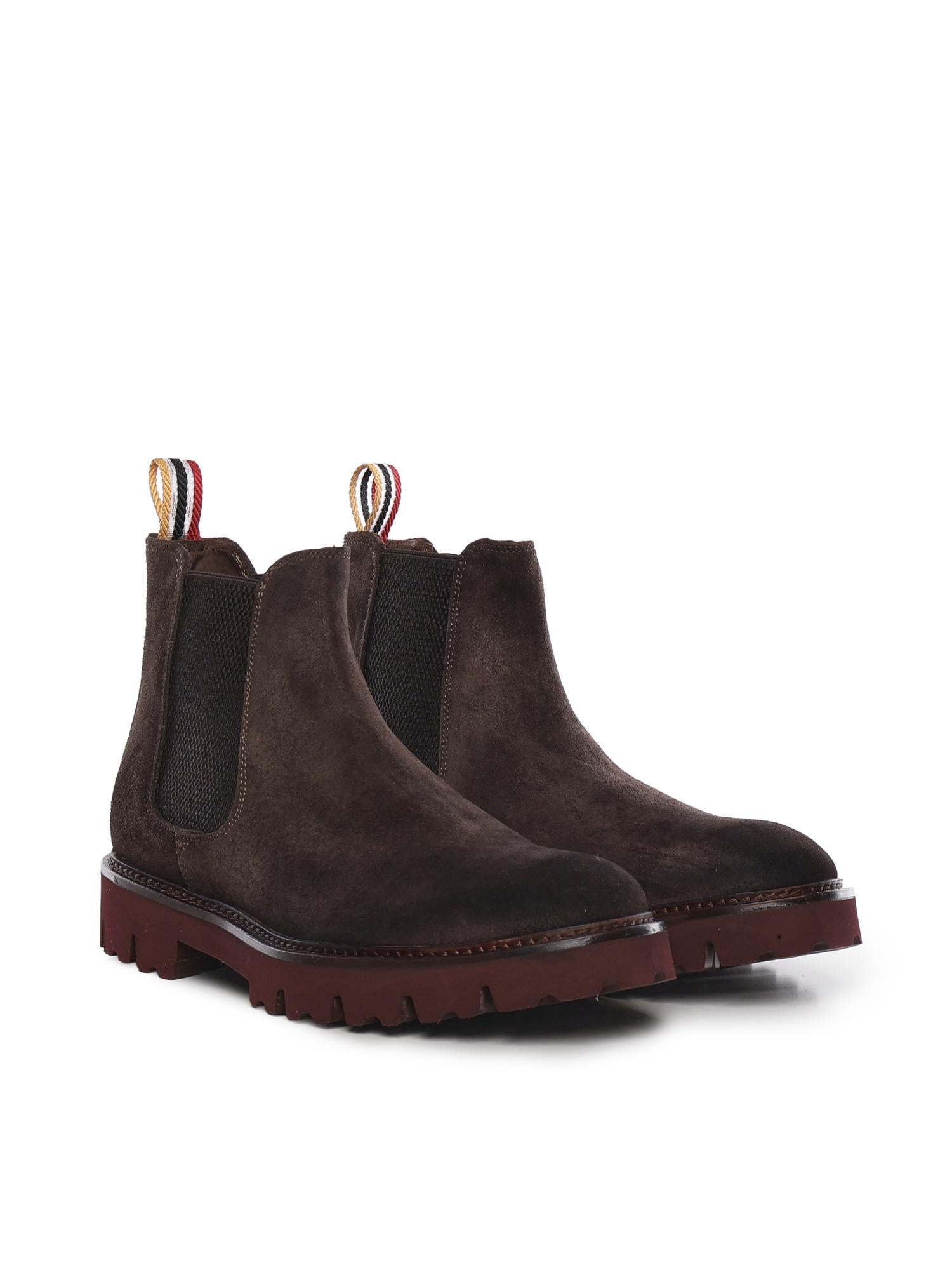 Chelsea Sergio in suede<BR/><BR/> SERGIO CAMOSCIOMORO GIULIANO GALIANO 