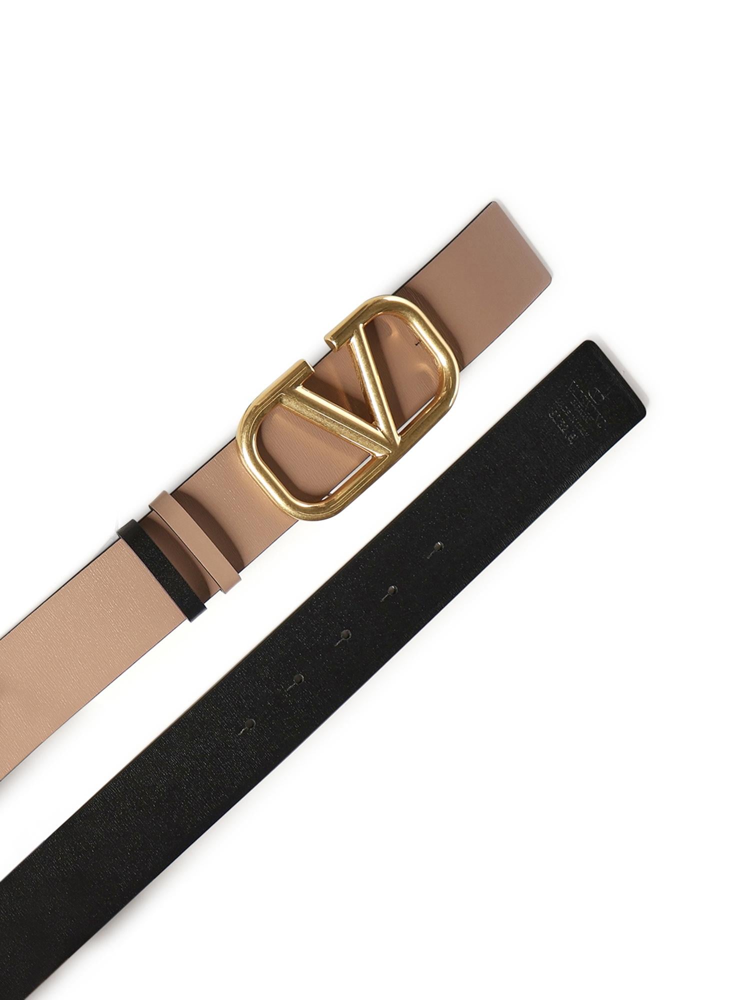Cintura Reversibile VLogo Signature in vitello 8W2T0S11 ZFRLC8 VALENTINO GARAVANI 