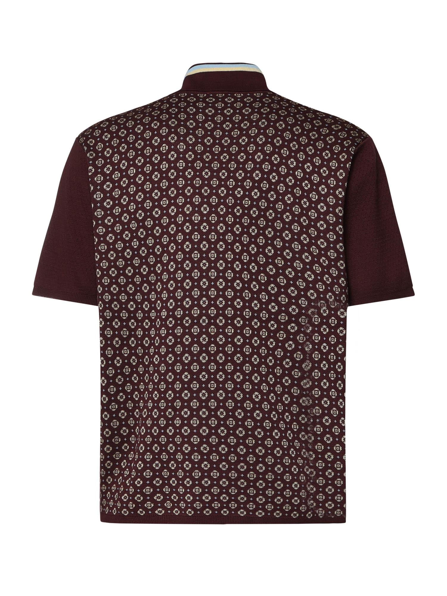 Polo in maglia jacquard KPO205CO261 DRD Drôle de Monsieur 