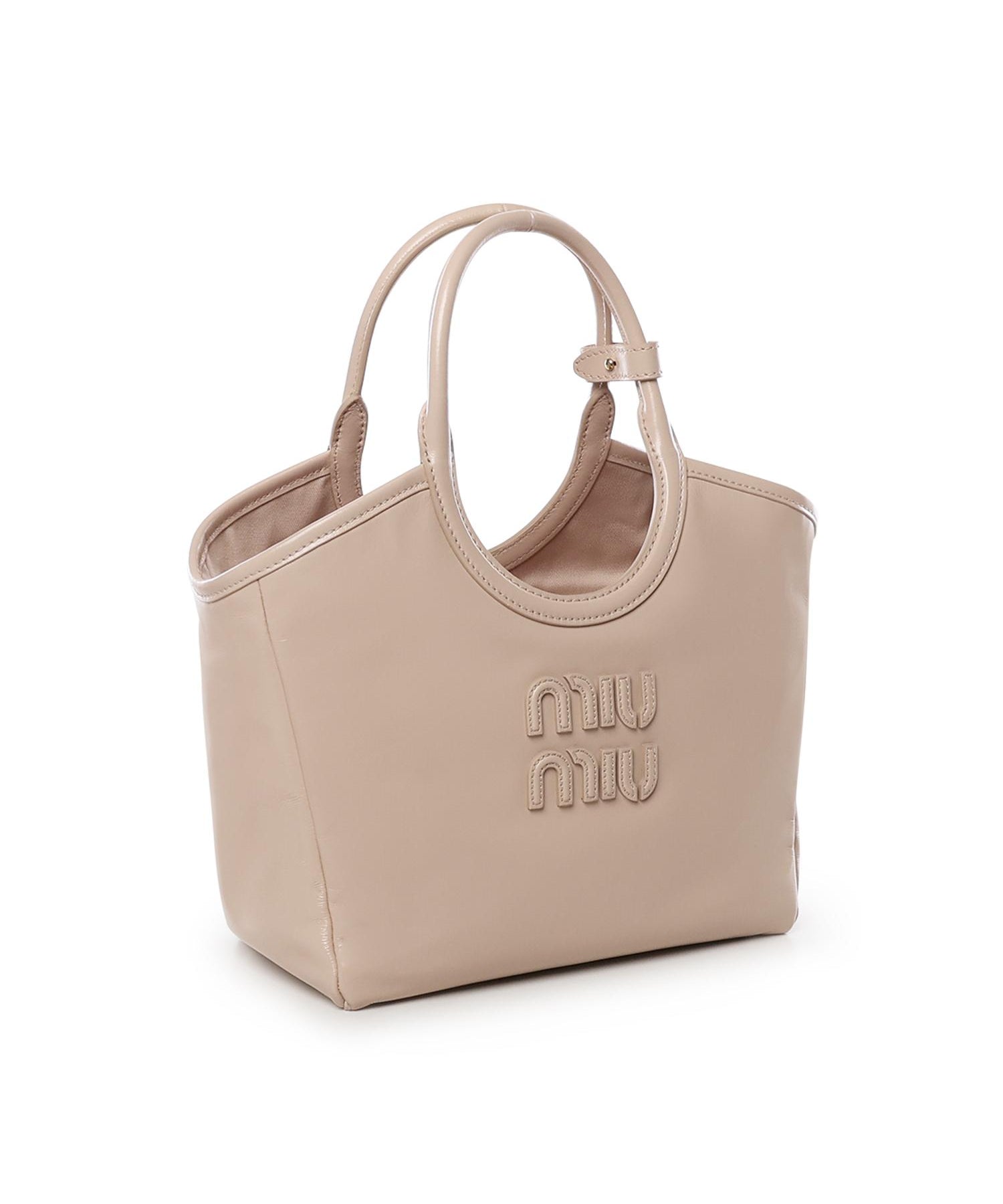 Borsa IVY in pelle 5BA284 2IEOF0236 MIU MIU 