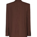 Giacca monopetto effetto rustico 106529 A2W6L78 PINKO 