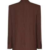 Giacca monopetto effetto rustico 106529 A2W6L78 PINKO 