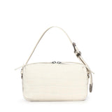 Borsa bauletto a tracolla in pelle stampa coccodrillo 106761 A2YWZ15O PINKO 