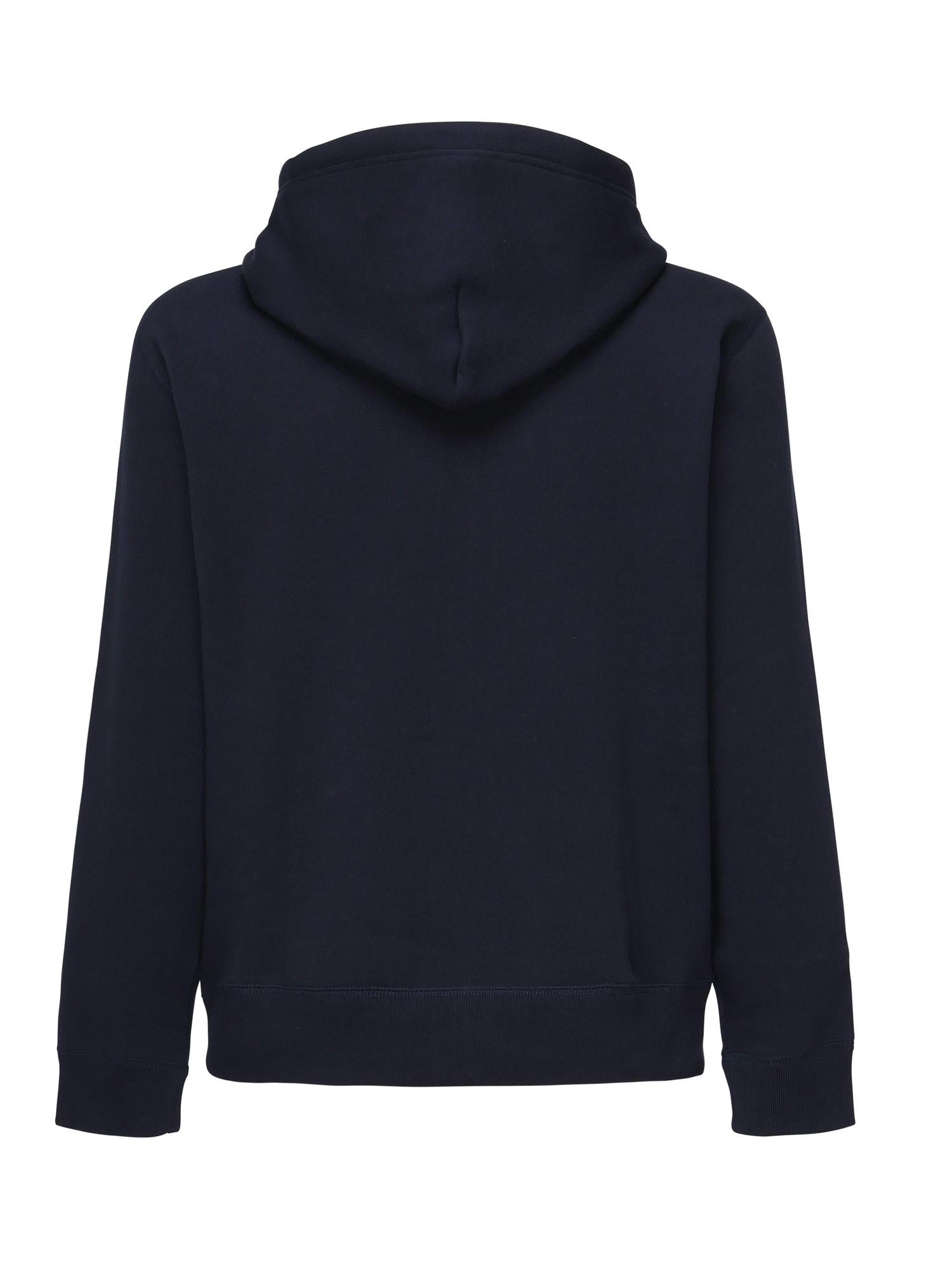 Felpa con zip e logo 710981151 002 POLO RALPH LAUREN 