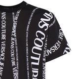 T-shirt in jersey di cotone con stampa 80GAH6R0 JS555L01 VERSACE JEANS COUTURE 