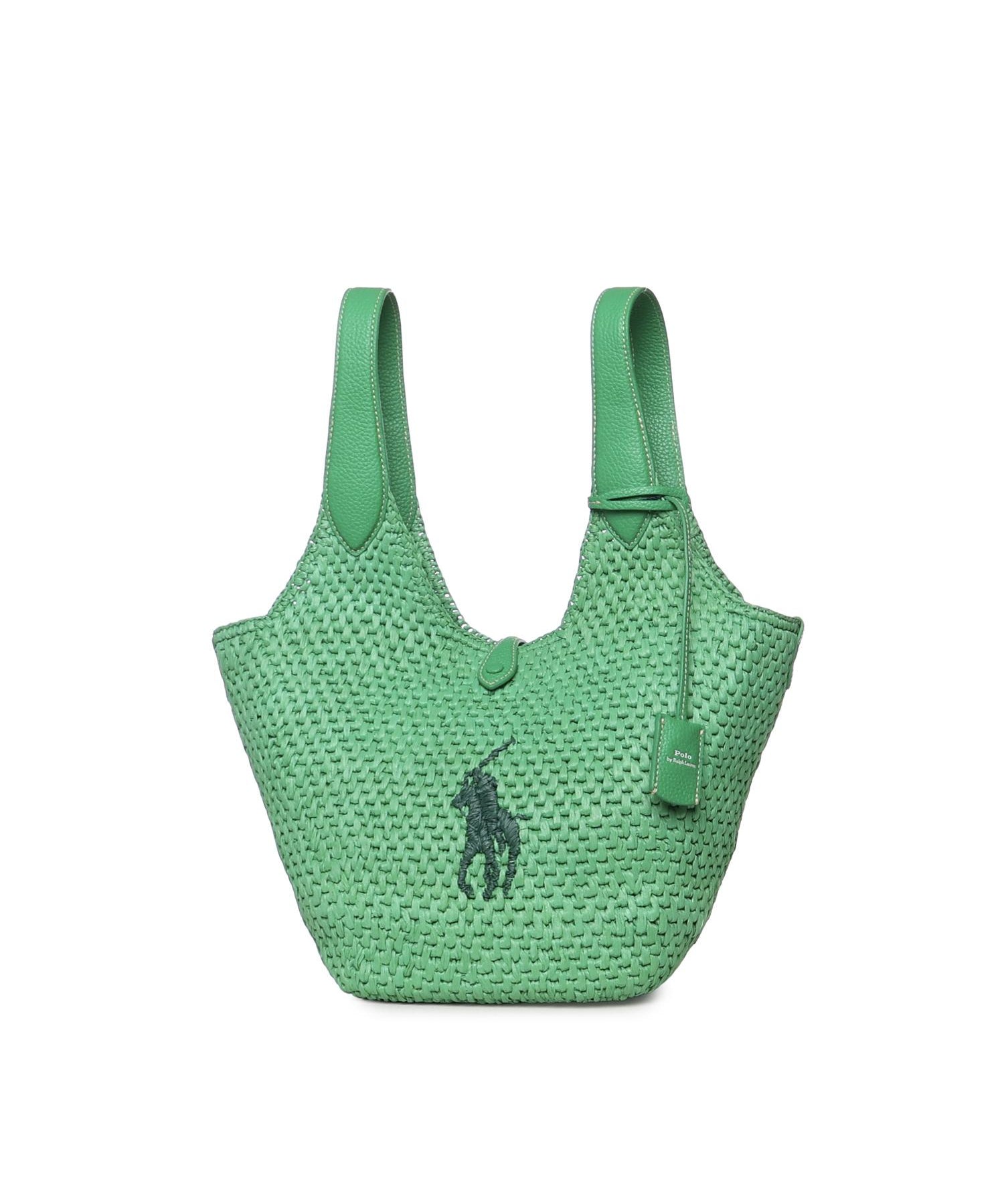 Borsa tote in rafia e viscosa 428P12005 002 POLO RALPH LAUREN 