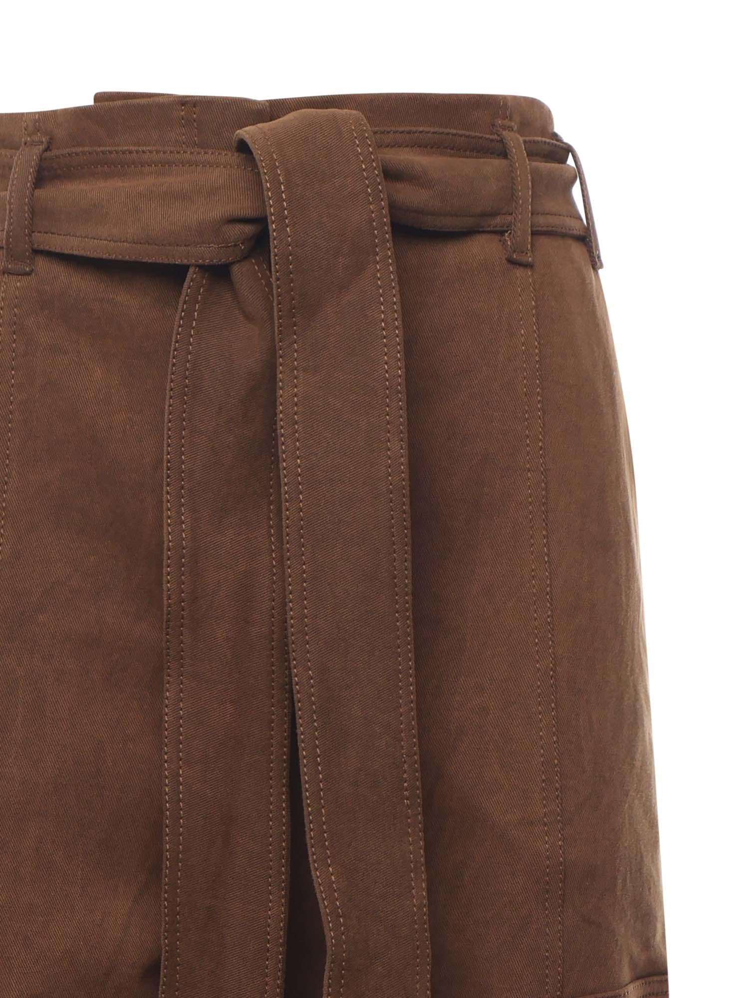 Pantaloni cargo Xandra T180425A TNC184CIGAR THE ANDAMANE 
