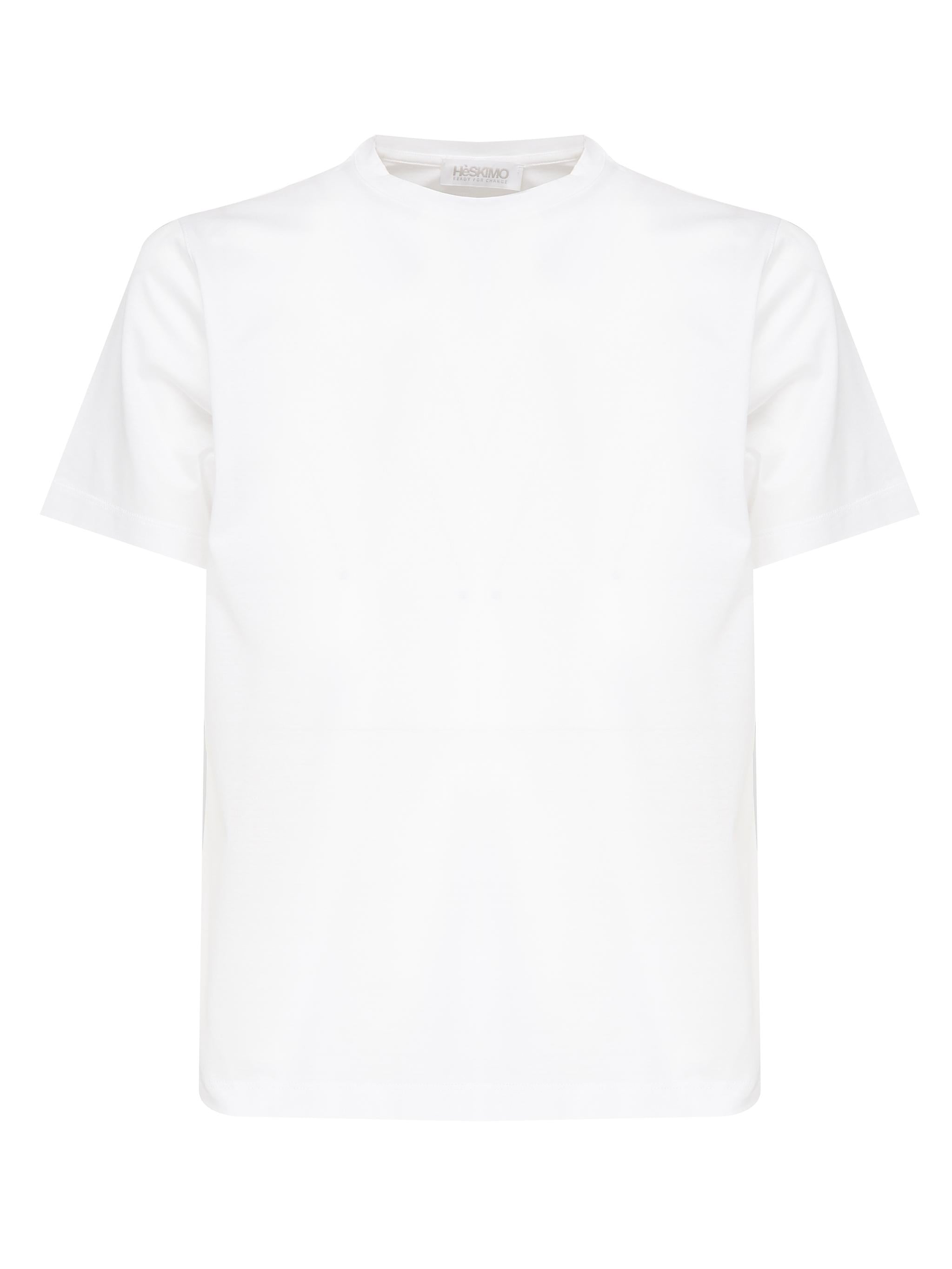 T-shirt in cotone HE841003 BIANCO HESKIMO 