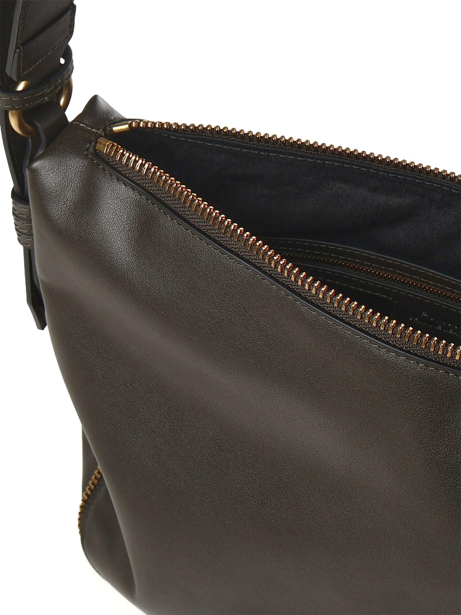 Borsa a spalla hobo in pelle 105113 A0QOK35Q PINKO 