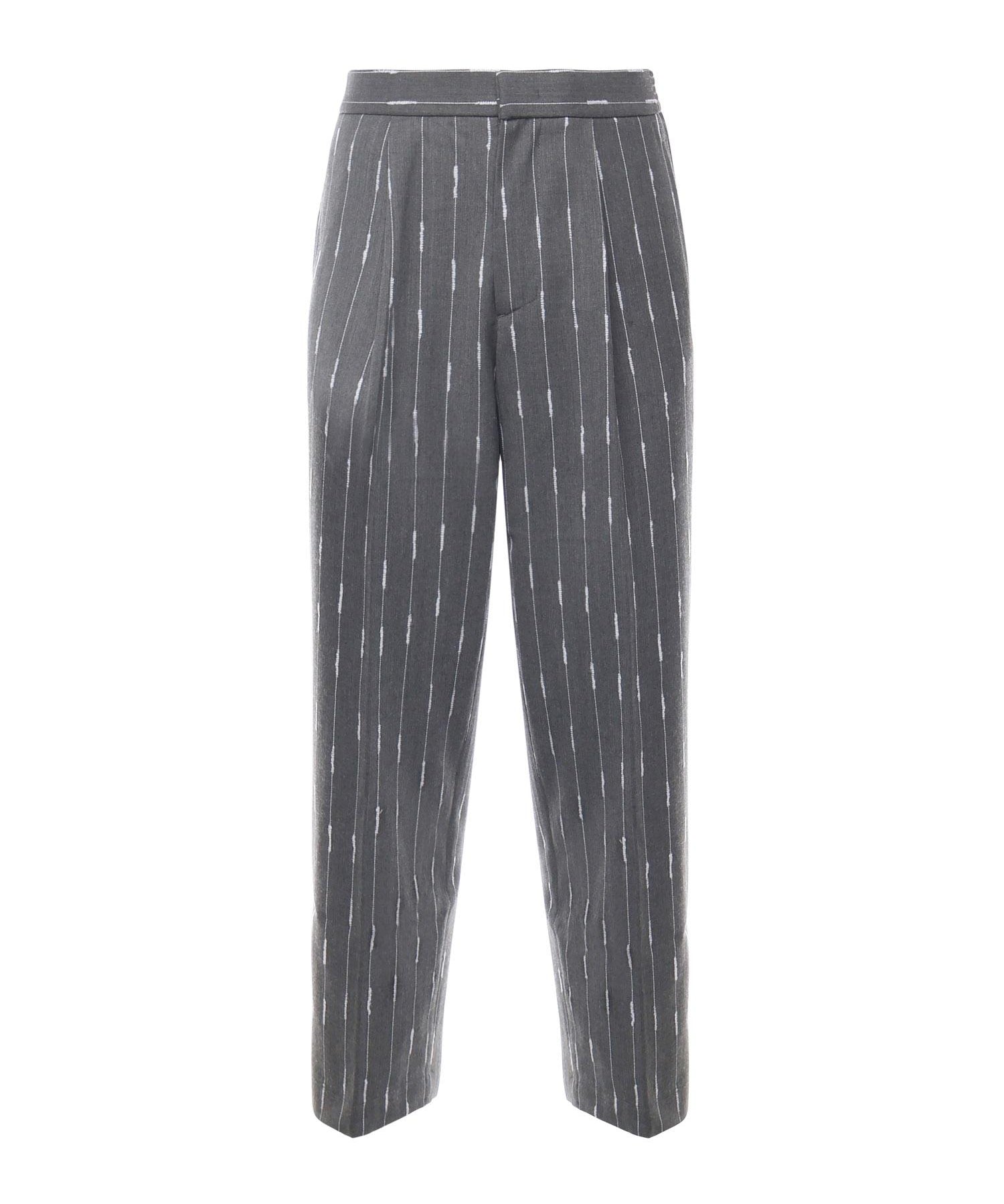 Pantaloni gessati con pinces PT005V3 GRY BONSAI 