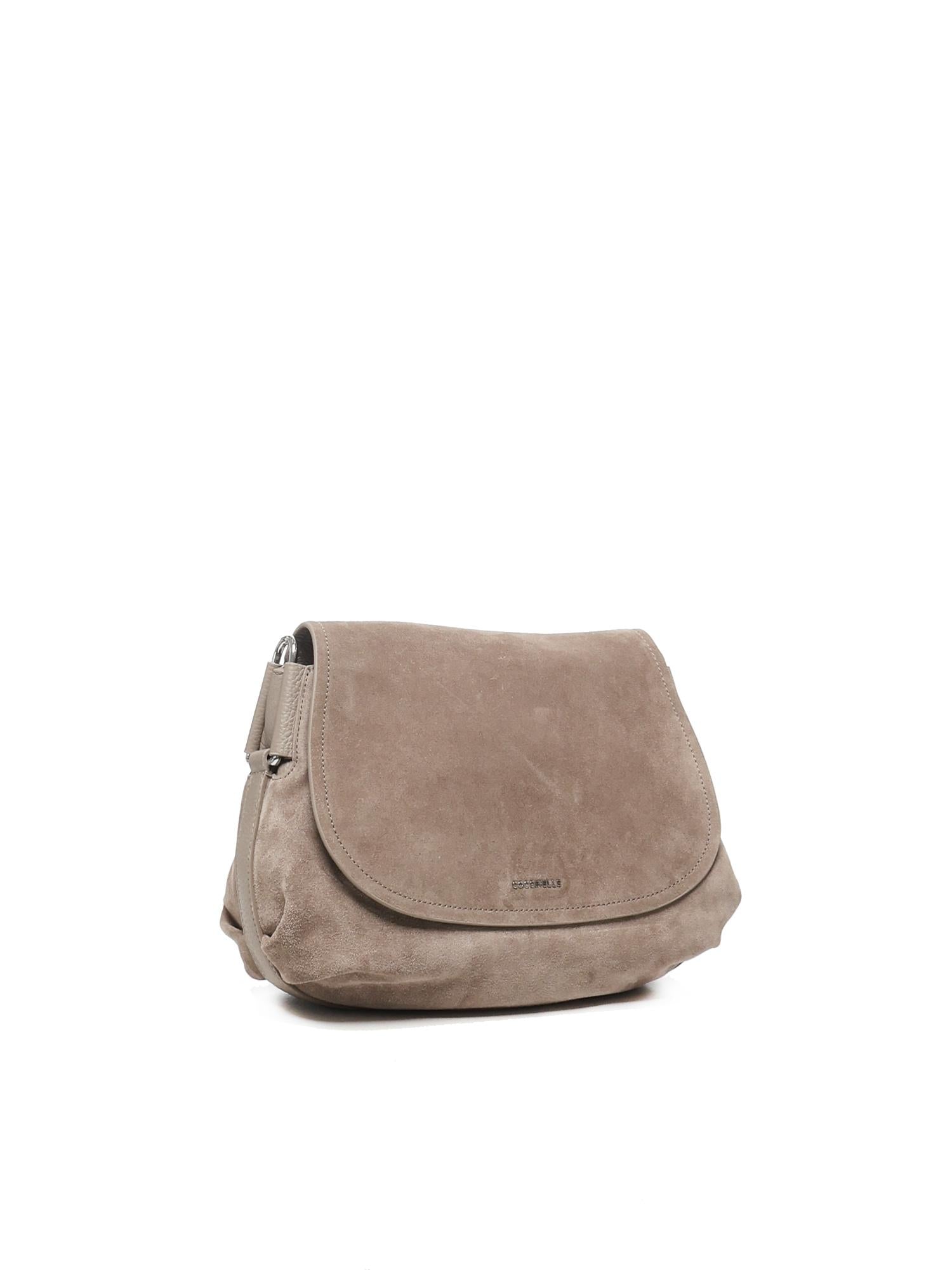 Borsa a tracolla in camoscio E1T96150101 N59 COCCINELLE 