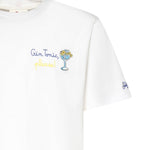 T-shirt in cotone con ricamo POT0001 04462L MC2 SAINT BARTH 