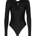 Body con cut-out intrecciato COPJS19545C BLACK COPERNI 