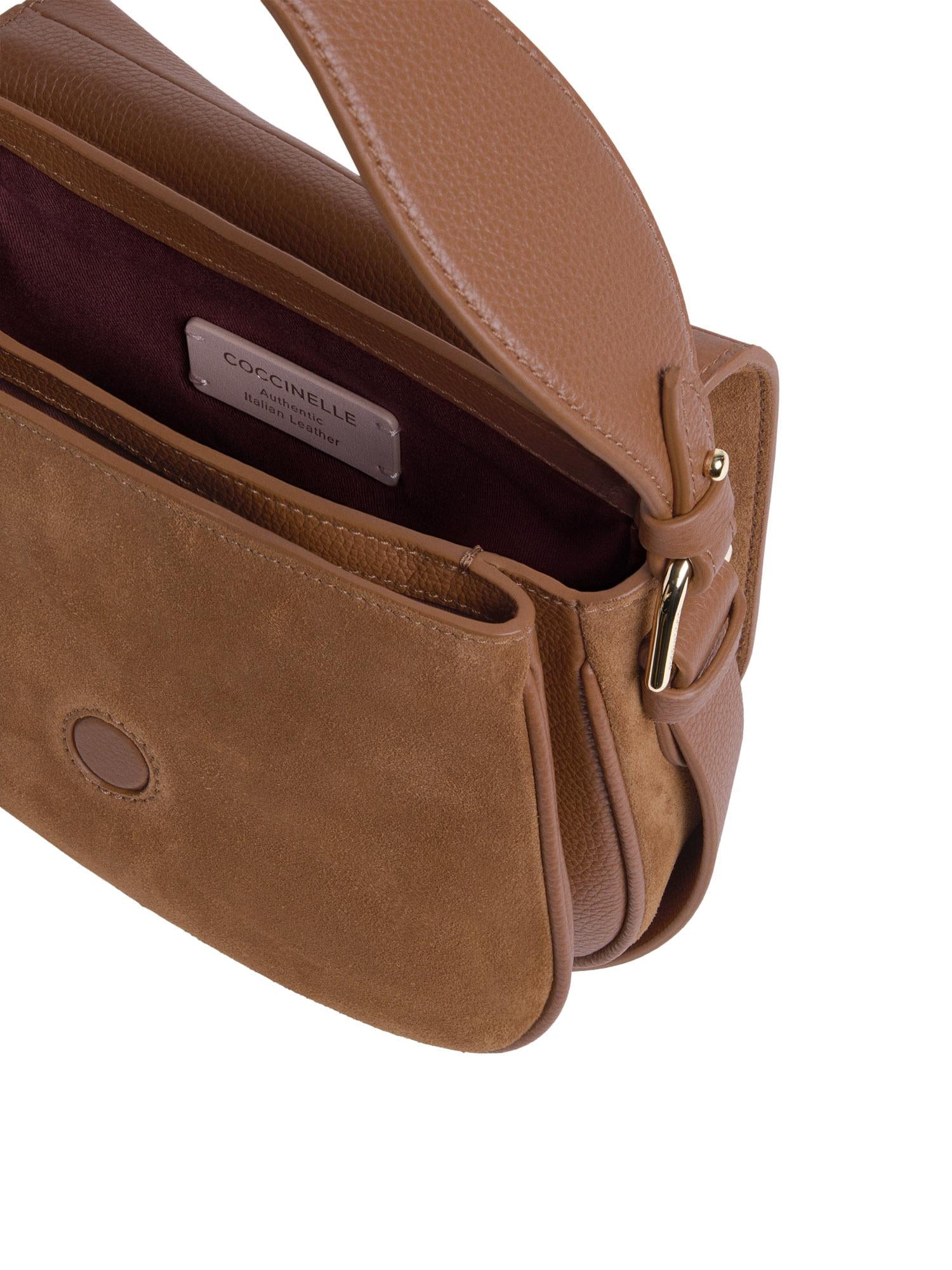 Borsa a spalla Mavery Small in suede E1U7H180201 W11 COCCINELLE 