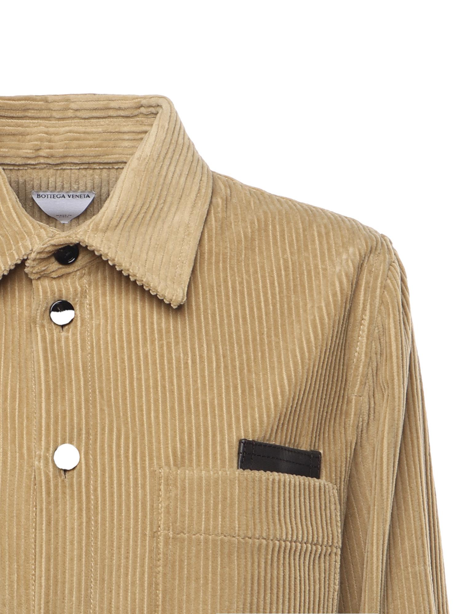 Camicia in velluto a coste 845556 V4CY01434 BOTTEGA VENETA 