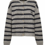 Cardigan in maglia shetland MMF899 15NQF0MZQ MIU MIU 