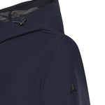 Parka con cappuccio e logo HE9440013 BLUE HESKIMO 
