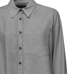 Camicia in levantina di viscosa<BR/> DC375 IF0044D002O903 DONDUP 