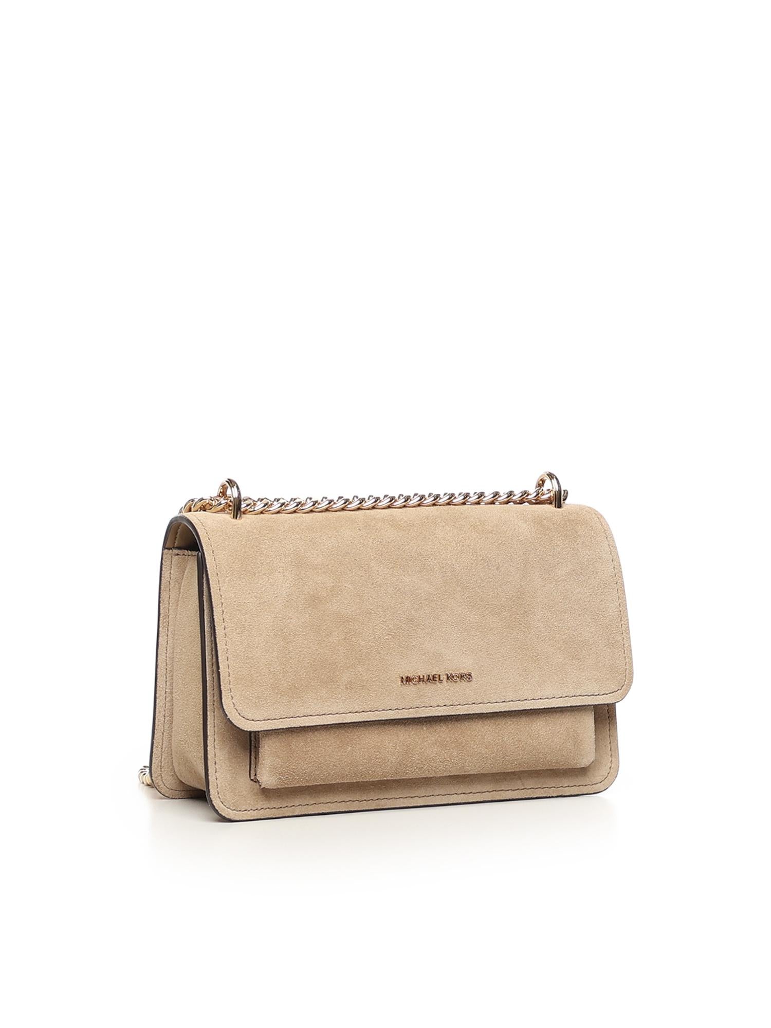 Borsa a spalla Claire in pelle scamosciata 30F5GC7L3S 297 MICHAEL MICHAEL KORS 