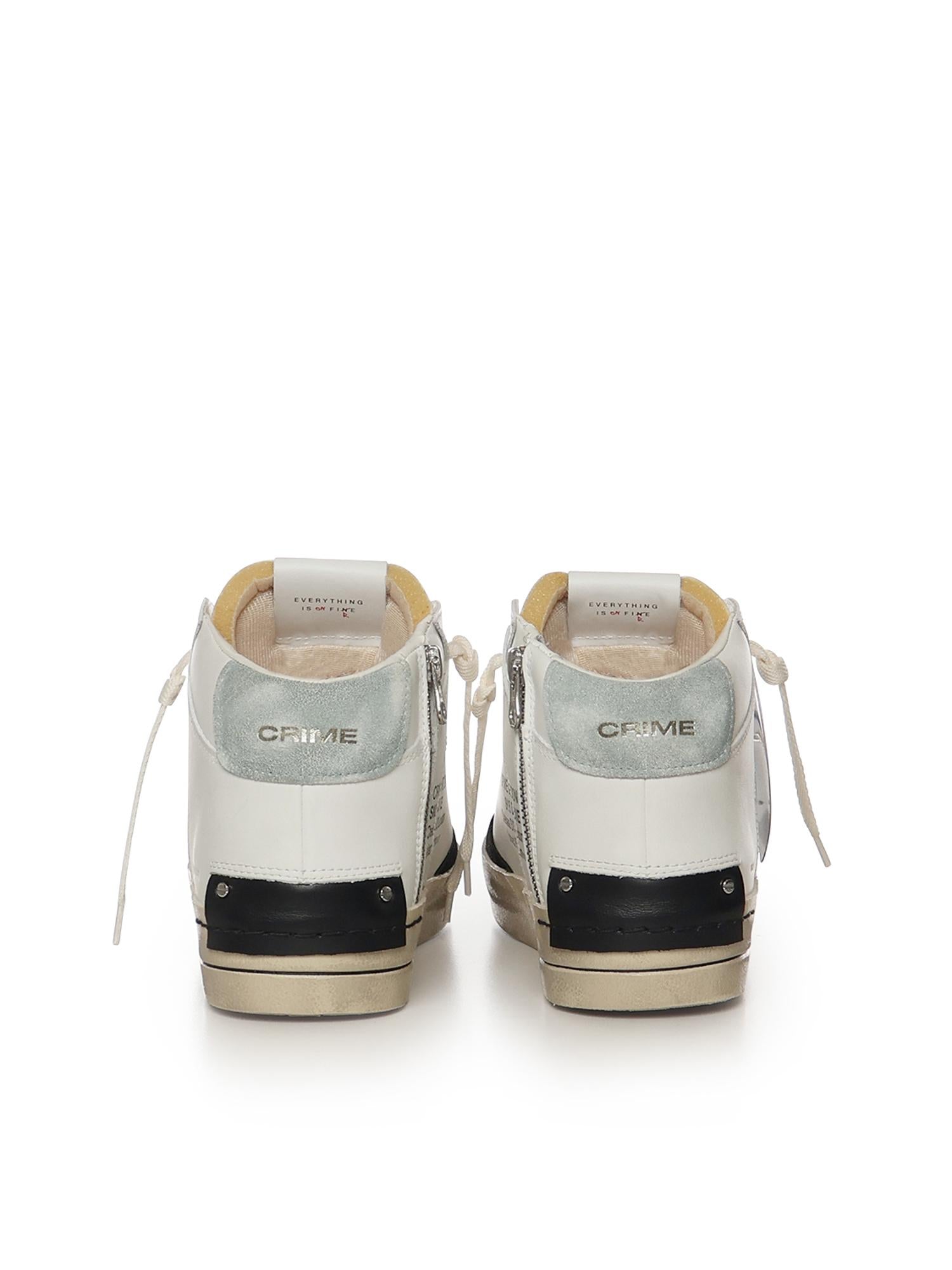 Sneaker Sk8 Deluxe Mid 14151PP7B WHITE CRIME LONDON 