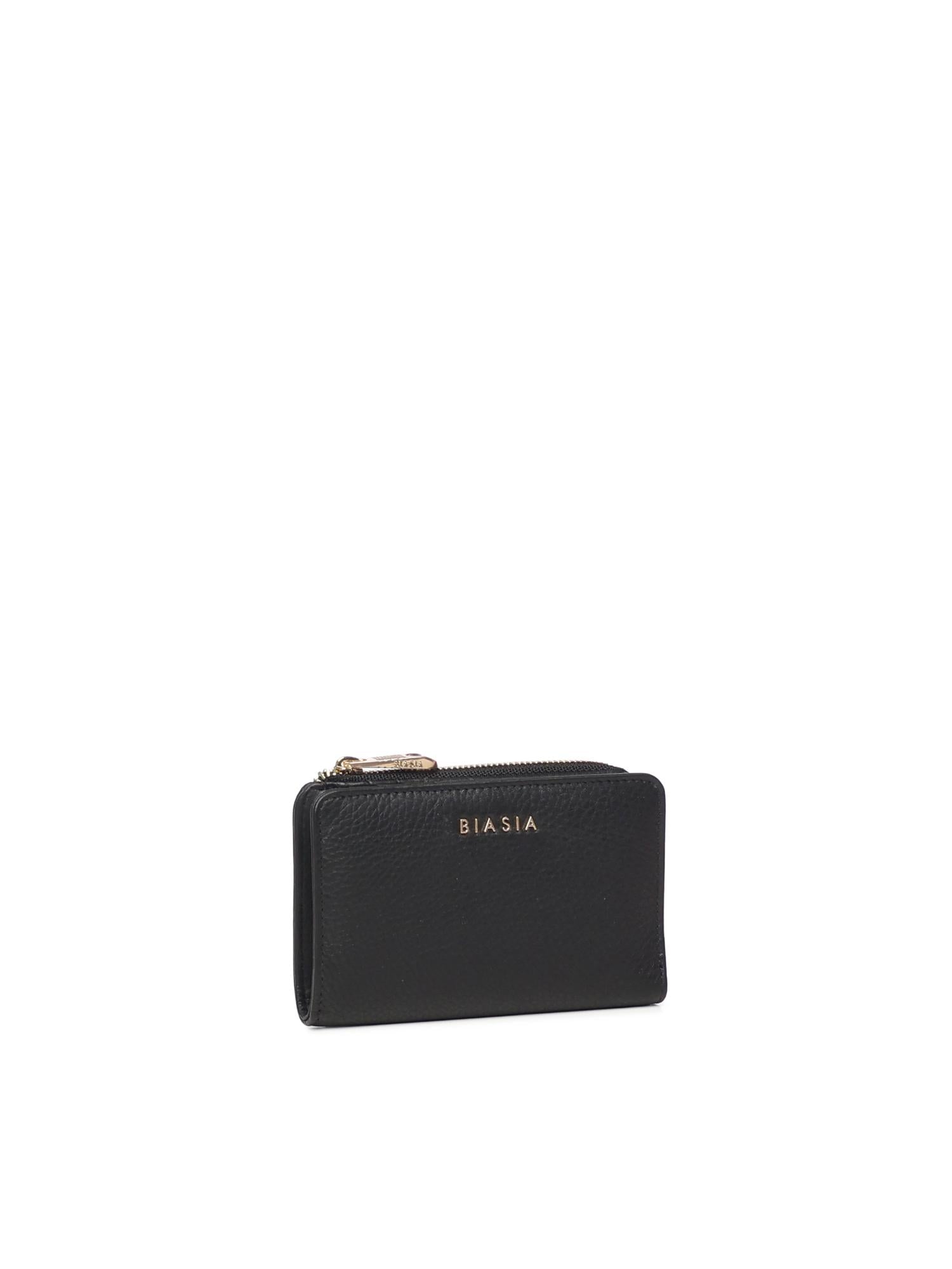 Portafoglio con logo in pelle BIPP9FF251 NERO BIASIA 