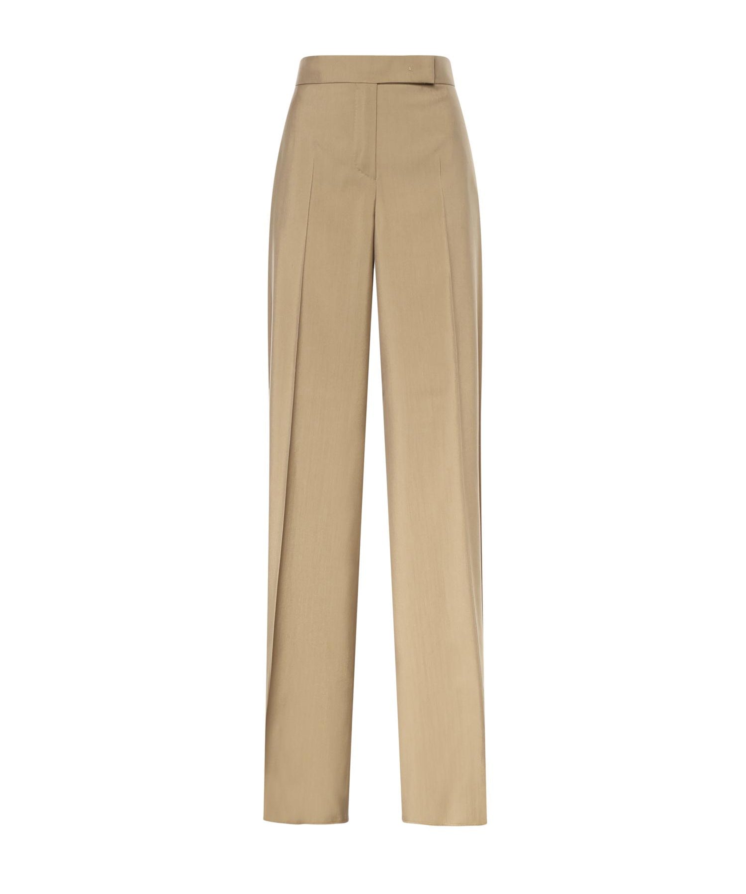 Pantalone in popeline di lana e seta 2611131173600 007 MAX MARA 