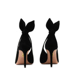 Pumps Bow Tie in suede DENMIDP0 SUE000 AQUAZZURA 