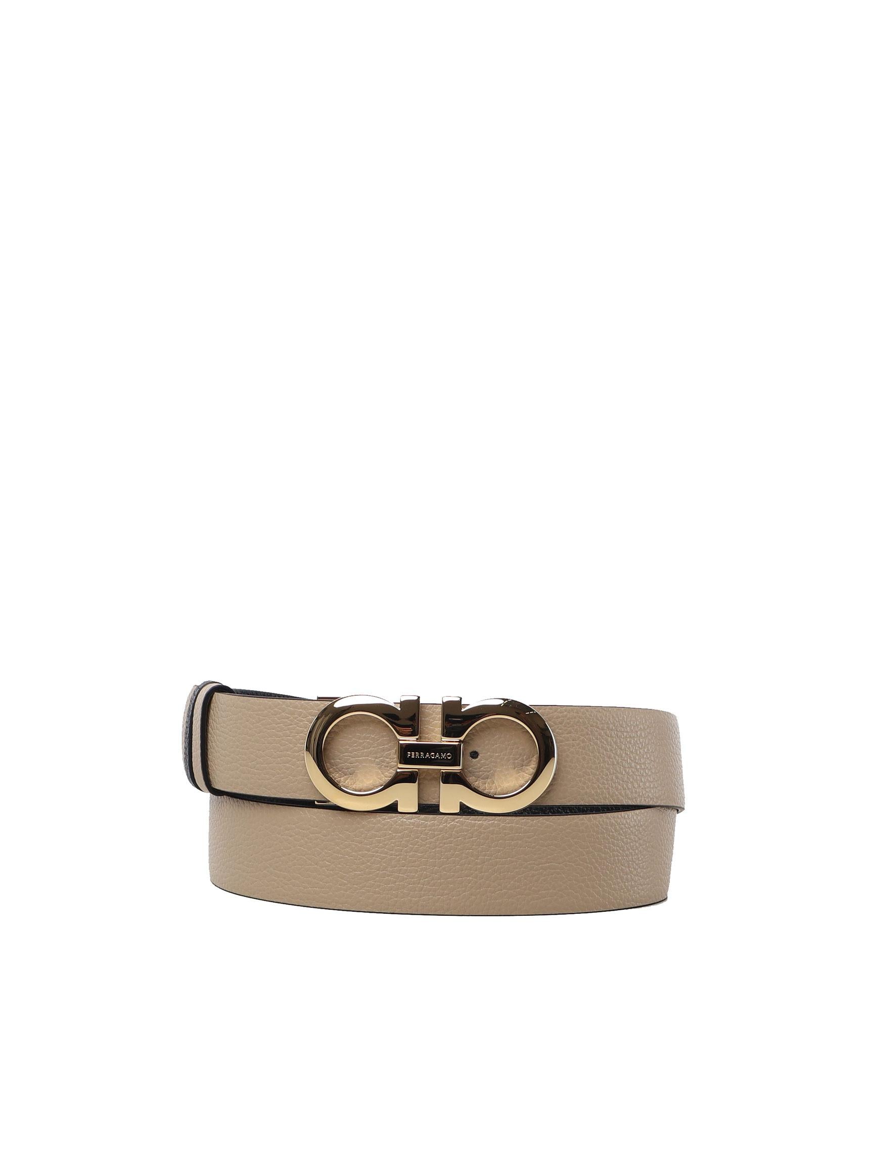 Cintura reversibile e regolabile Gancini 23A564 781815743 FERRAGAMO 