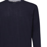 Maglia girocollo in lana e seta L76MAGL36MAG0L018 11-01 ELEVENTY 
