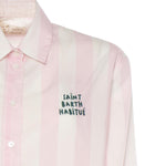 Abito chemisier in cotone a righe ADN0001 01389L MC2 SAINT BARTH 