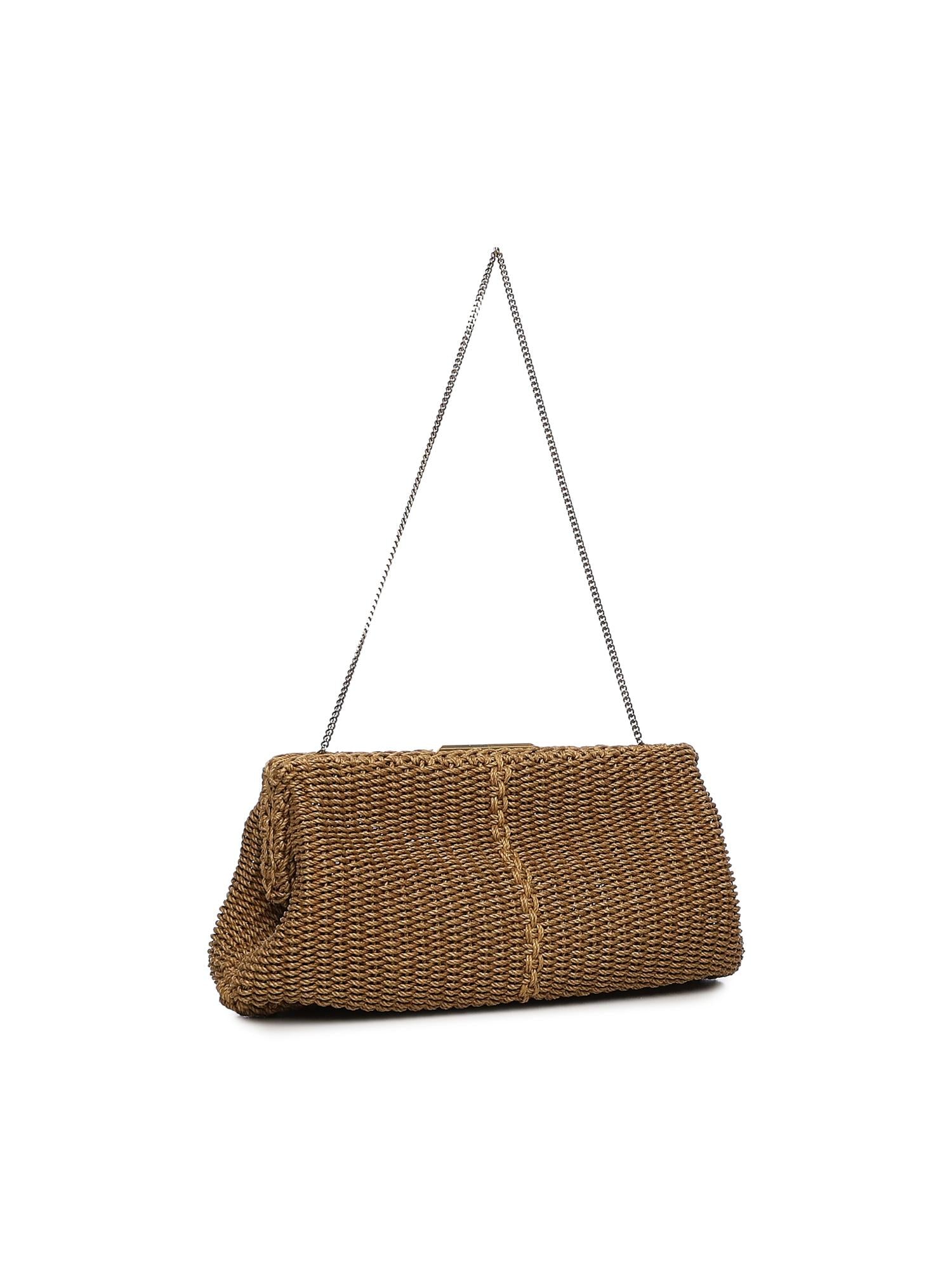 Clutch grande in corda 807822 2M80W2033 SAINT LAURENT 