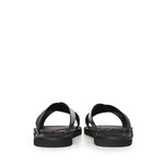 Sandali crossed in pelle e nastro con logo X4P124 XN787K001 EMPORIO ARMANI 