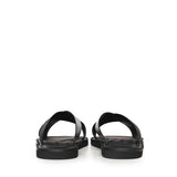 Sandali crossed in pelle e nastro con logo X4P124 XN787K001 EMPORIO ARMANI 