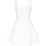 Abito skater in rafia AA9R2688K067B 000 ALAIA 