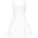 Abito skater in rafia AA9R2688K067B 000 ALAIA 