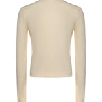 T-shirt in misto cotone con logo TSW00155AJ00124 130 JACQUEMUS 